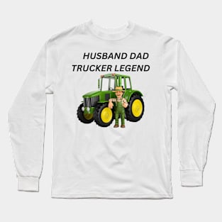 Best tractor dad Long Sleeve T-Shirt